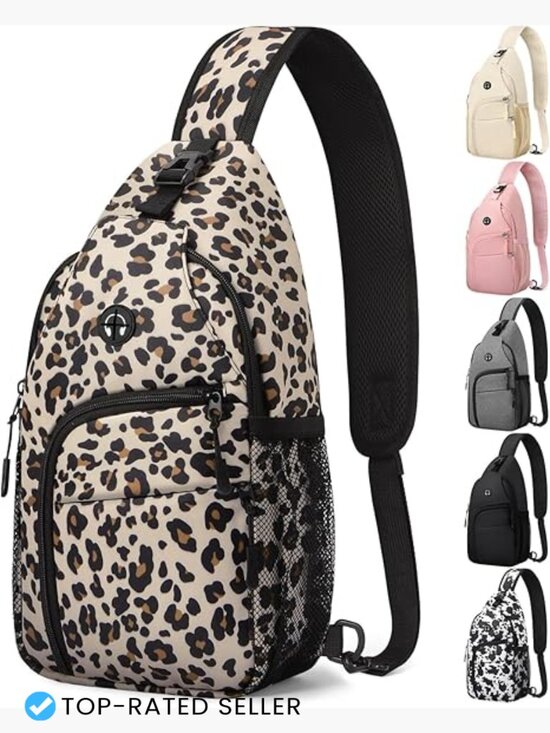 Waterproof Convertible Sling Backpack Multi-Pocket Crossbody Daypack for Travel main image 6